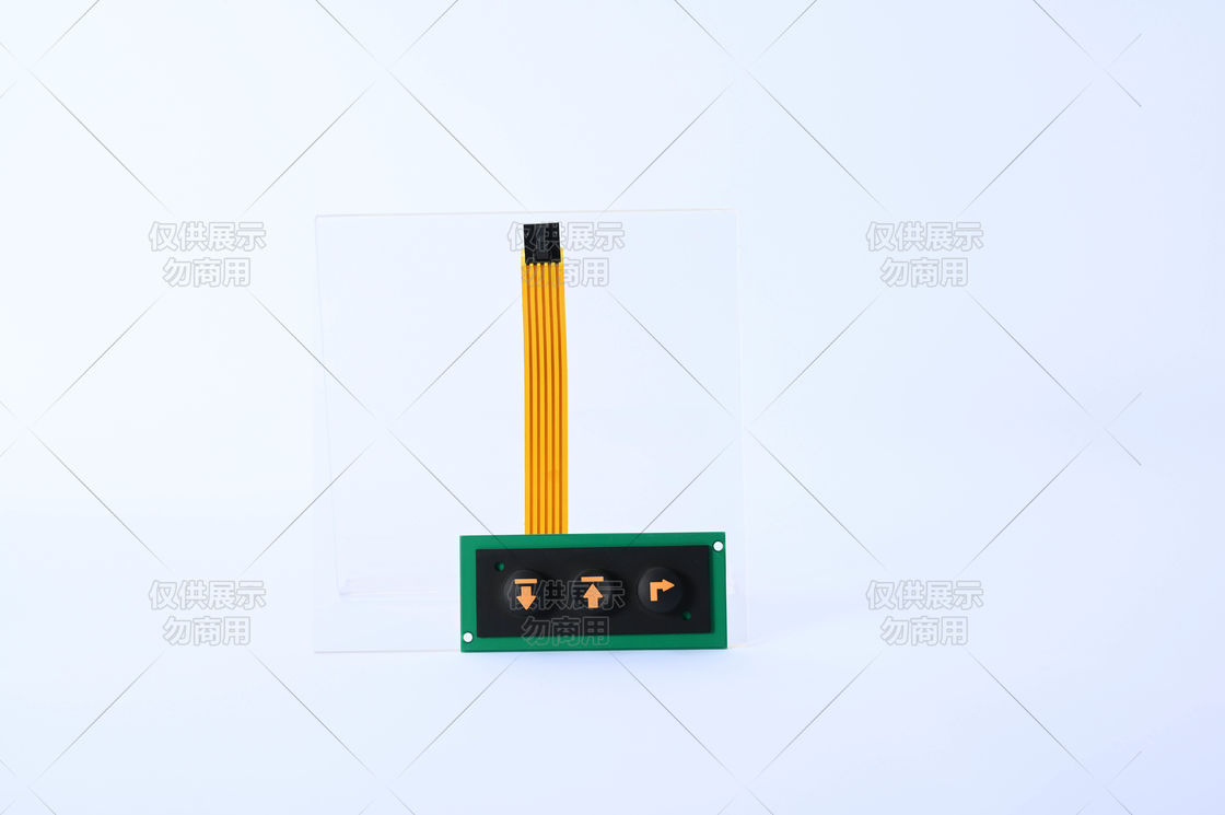 Silkscreen Digital Printed Automation Control Panel Tactile Keyboard Membrane Switch