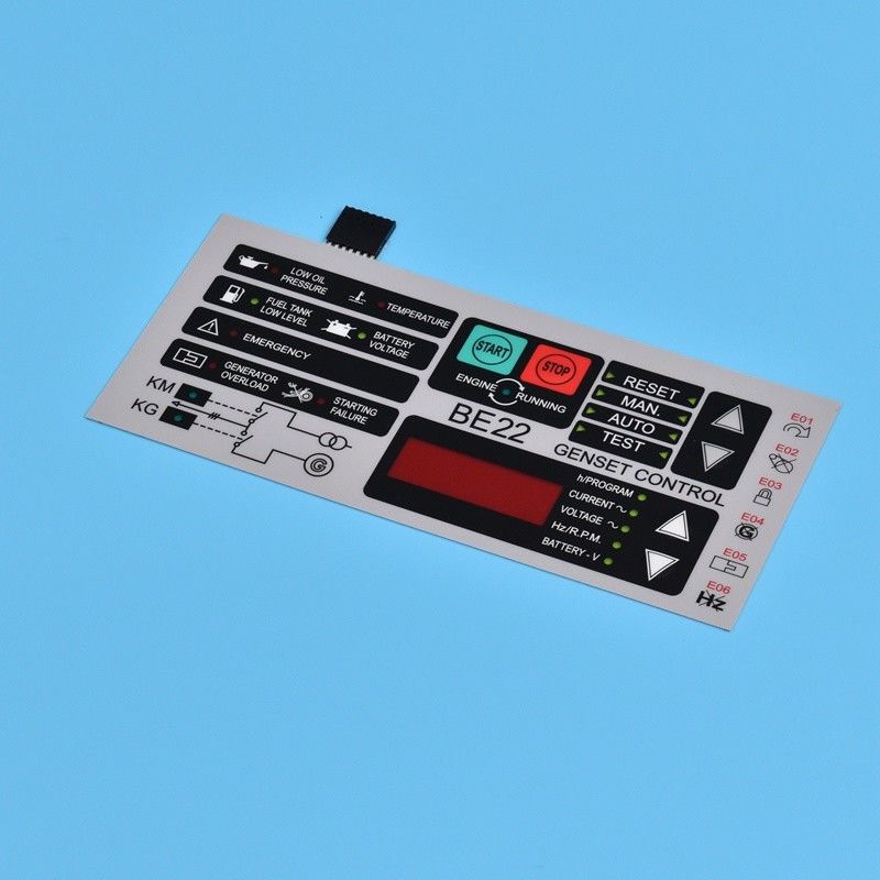 Lighted Membrane Keyboard for Russia Market Semi-transparent White Led Window Promotion
