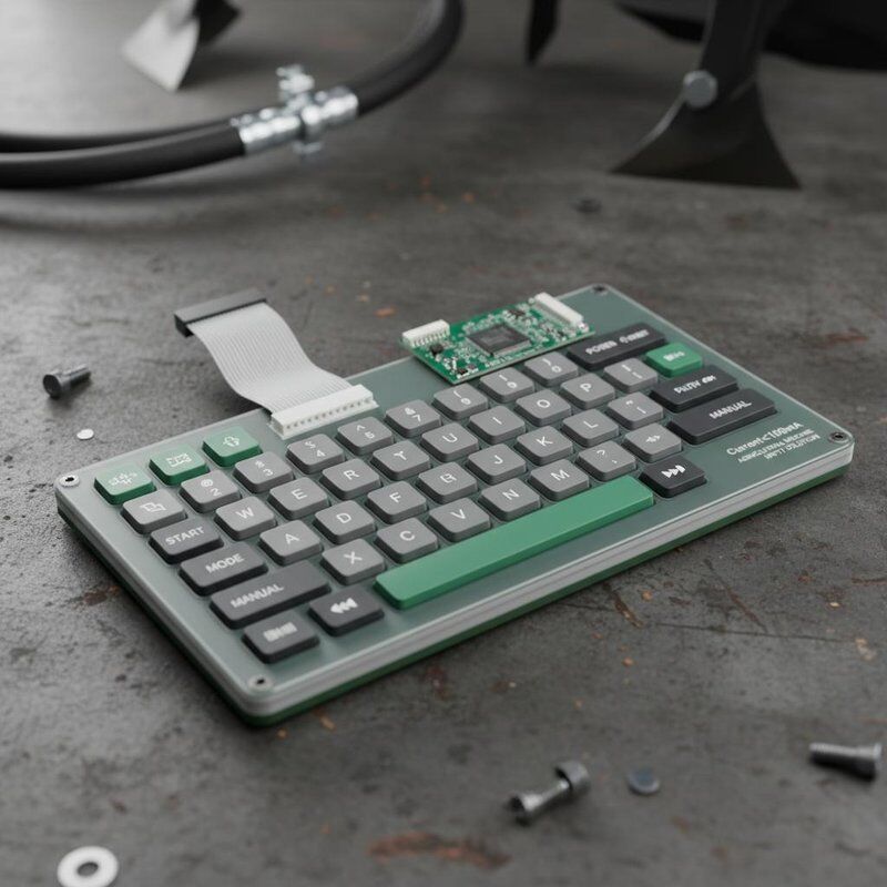 Current≤100mA Printed Circuit Board Membrane Keyboard Designed for Agricultural Machine Applications Durable and Input Solution
