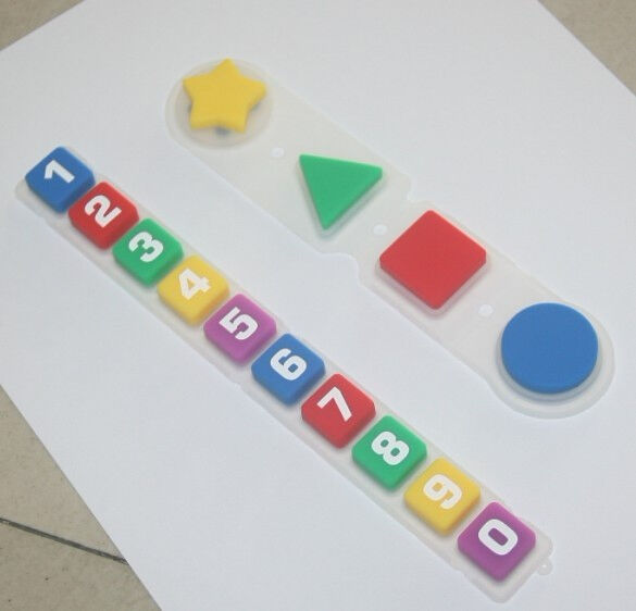 Concave-Convex Tactile Membrane Switch Keyboard High Sensivity Rubber Key