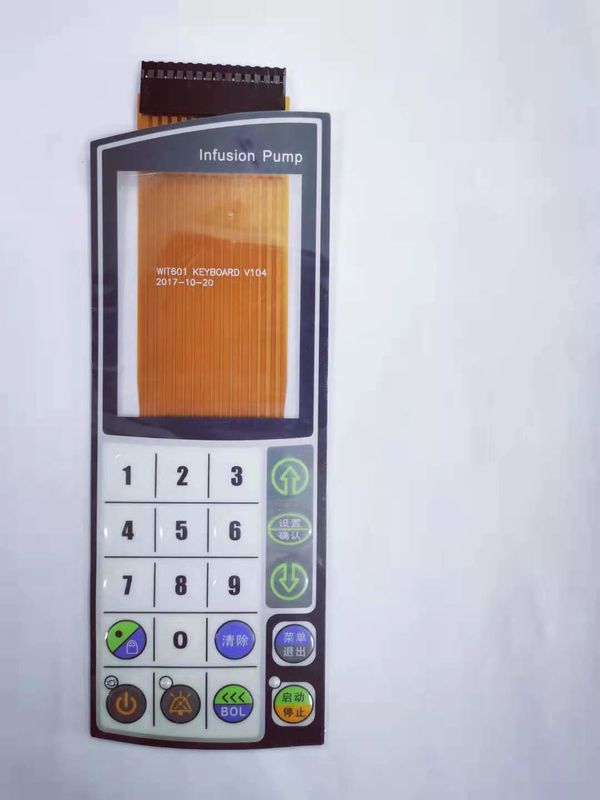 SGS Waterproof Tactile Membrane Switch For Telecommunications Apparatus
